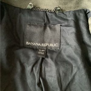 Banana republic faux suede moto jacket